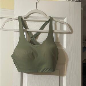 Athleta Olive Green Sports Bra